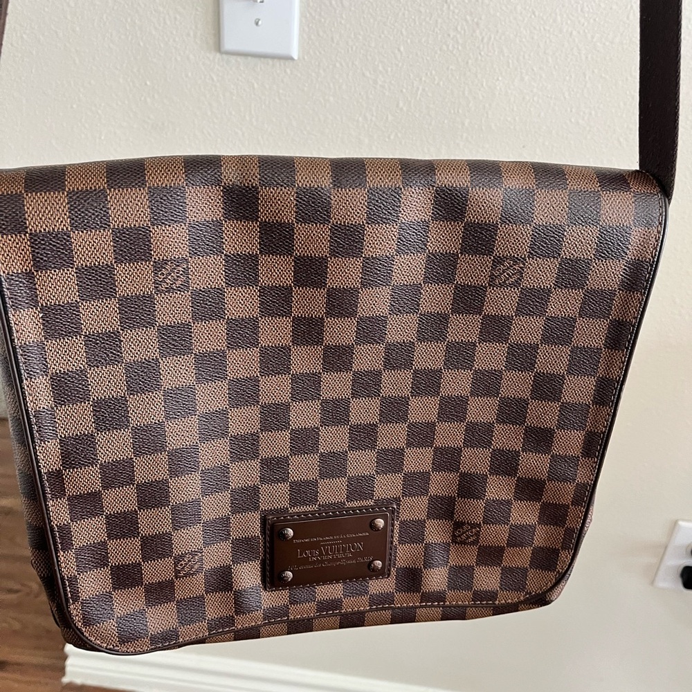 Louis Vuitton Damier Shoulder Bag Ebene